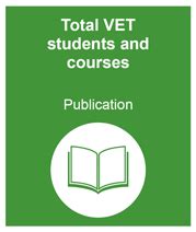 Total VET students and courses .